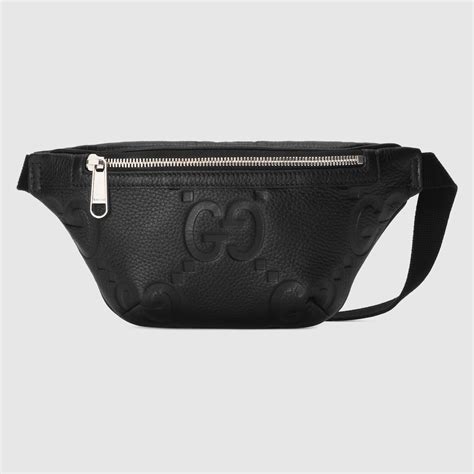 marsupio in pelle gucci edizione big|Marsupio in pelle Jumbo GG in Nero .